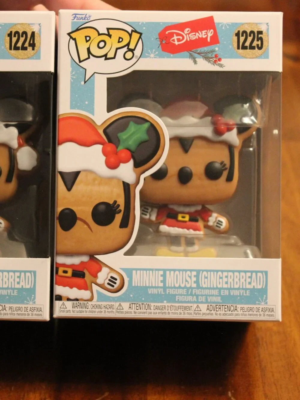 Gingerbread Mickey & Minnie Mouse Funko Pops